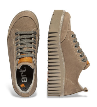 Art Sneakers Brighton in pelle color talpa