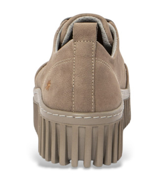 Art Sneakers Brighton in pelle color talpa
