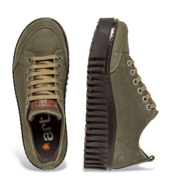 Art Brighton green leather shoes