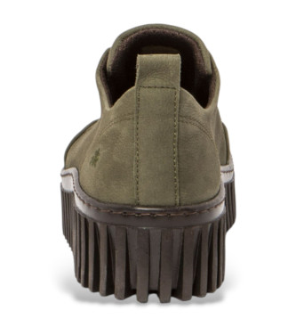 Art Brighton green leather shoes