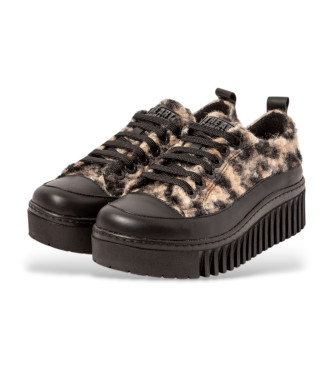 Art Sapatos de couro 1518S castanho