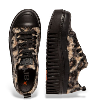 Art Sapatos de couro 1518S castanho