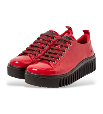 Art Lederturnschuhe 1535 rot