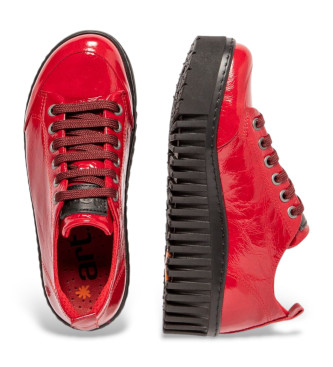 Art Lederturnschuhe 1535 rot