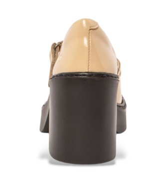 Art Zapatos de piel 1977 dorado