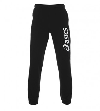 Asics Pantalón Big Logo Sweat negro, blanco