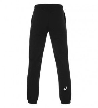 Asics Pantalon de survêtement avec grand logo noir, blanc