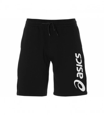 Asics Shorts Sweat Grande Logotipo Preto