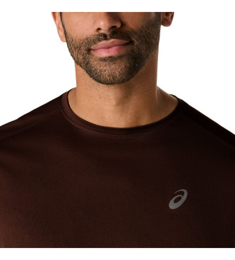 Asics Core SS T-shirt maroon brown