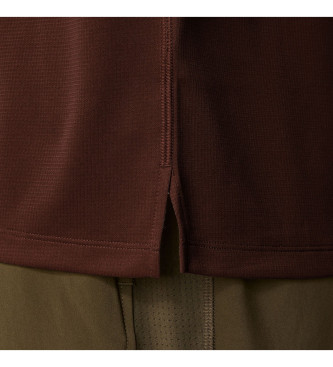 Asics Core SS T-shirt maroon brown