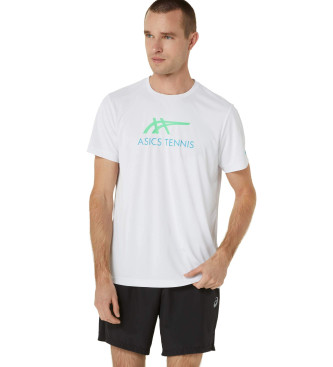 Asics Court Grafik-T-Shirt wei