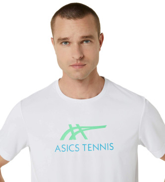 Asics Camiseta Court Graphic blanco