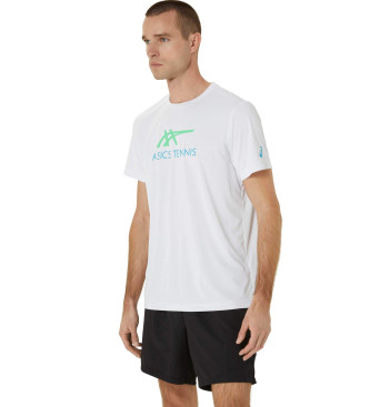 Asics Camiseta Court Graphic blanco