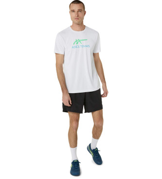 Asics Court Grafik-T-Shirt wei