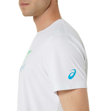 Asics T-shirt grafica bianca Court