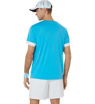 Asics Court Ss T-shirt blauw