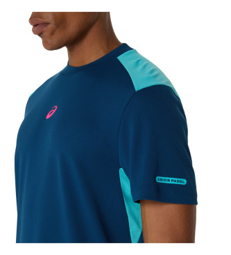 Asics T-shirt Padel court bleu