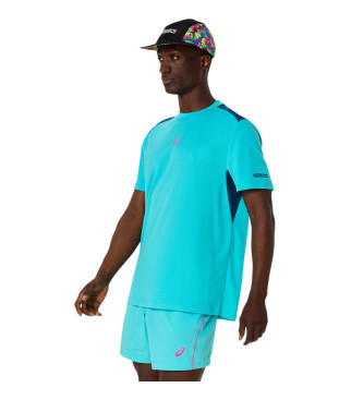 Asics T-shirt Padel court bleu