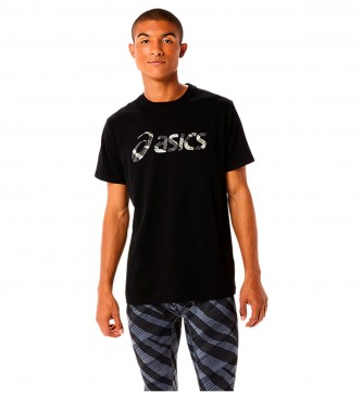Asics T-shirt Wild Camo noir