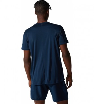 Asics T-Shirt de manga curta da Marinha