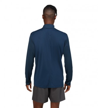 Asics Core Long Sleeve Zipper 1/2 Zip T-Shirt blue