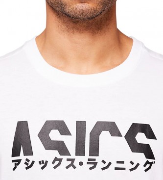 Asics Maglietta grafica Katakana bianca