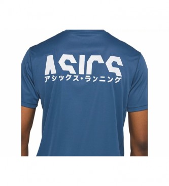 Asics Camiseta Katakana SS Top azul