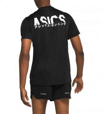 Asics T-shirt Katakana à manches courtes noir