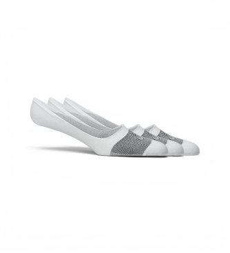 Asics Pack 3 Sokker Secret hvid