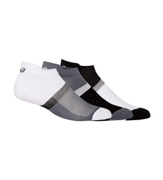 Asics Pack 3 Pair of Socks Colour Block white, black, grey