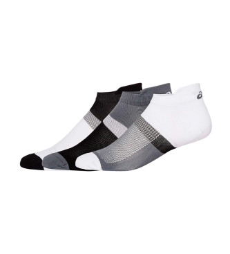 Asics Pack 3 Pair of Socks Colour Block white, black, grey