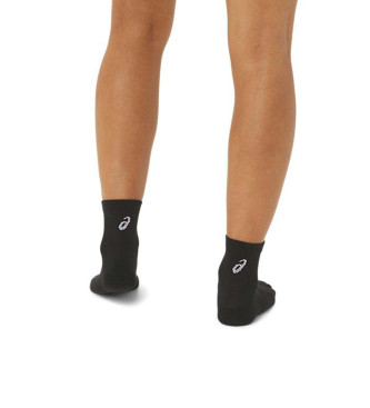 Asics Set de 6 Pares de Calcetines Quarter negro