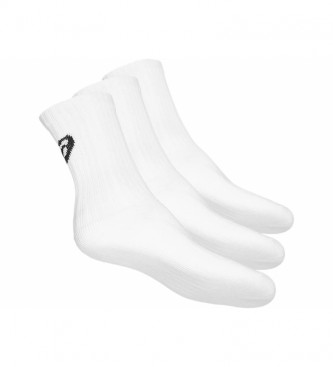 Asics Confezione da 3 paia di calzini bianchi