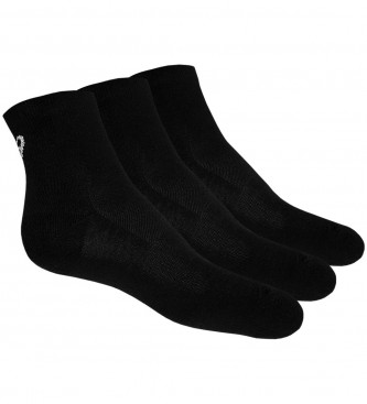Asics Pack de 3 calcetines negro