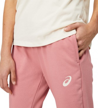 Asics Grande Logotipo Jogger Calças cor-de-rosa
