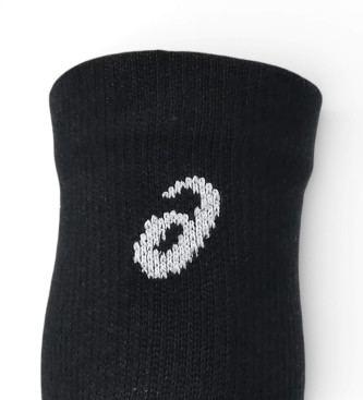 Asics Lot de 3 paires de chaussettes noires