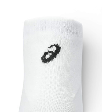 Asics Lot de 3 paires de chaussettes de cheville blanches