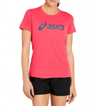Asics T-shirt rose argenté