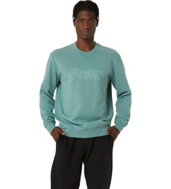 Asics Sweatshirt Marca bleu