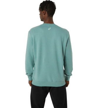 Asics Sweatshirt Marca bleu