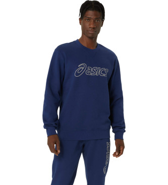 Asics Sudadera Marca azul