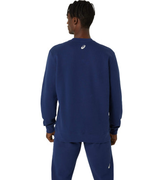 Asics Sweatshirt Marca bleu