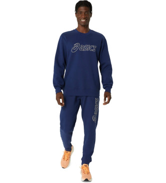 Asics Sudadera Marca azul