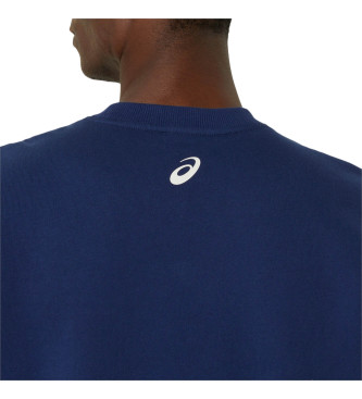 Asics Sweatshirt Marca blau