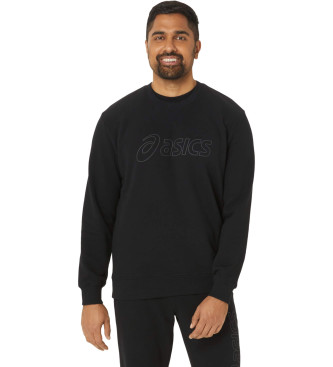 Asics Sweatshirt Marca noir