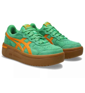 Asics Japan S St green leather shoes