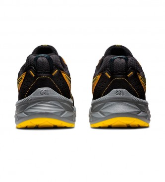 Asics Gel-Venture 9 sort, gule sko