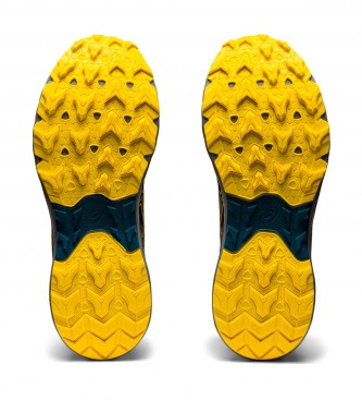 Asics Gel-Venture 9 Sapatos Pretos, Amarelos