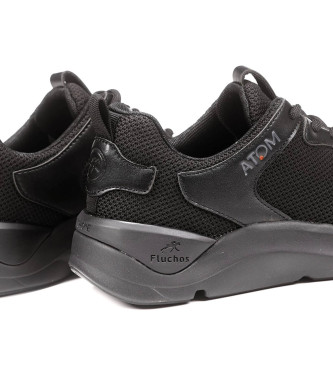 Atom by Fluchos Activity F1253 black trainers