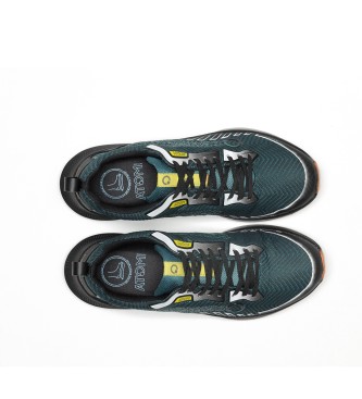 Atom by Fluchos Terra Green leather sneakers